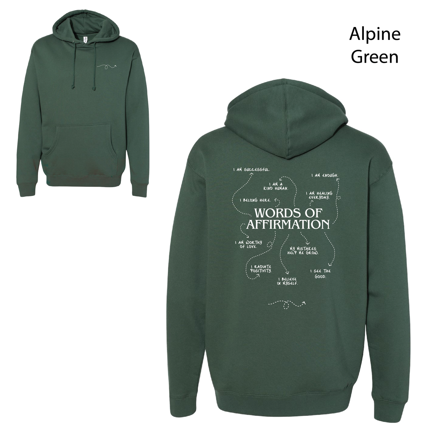 Words of Affirmation - Hooded Sweatshirt